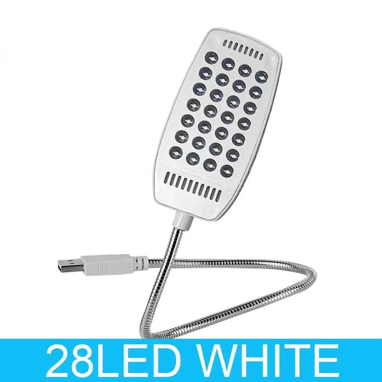 USB LED Book Light with Flexible Neck and Eye Protection
