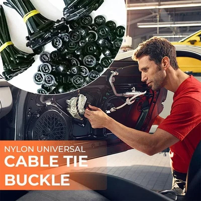 Cable Tie Buckle Fastening Clip Set