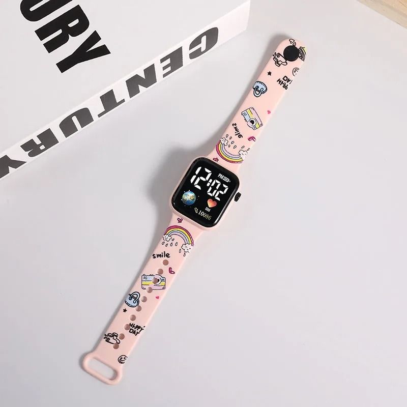Character Theme LED Digital Timepiece for Children
