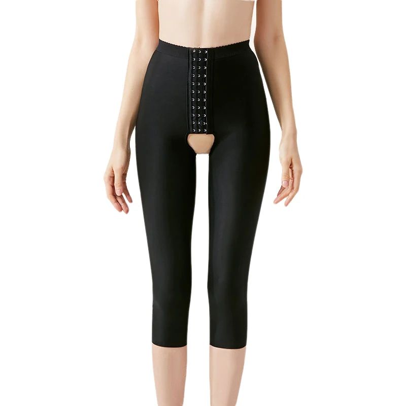 Womens Post-Liposuction Compression Shapewear – Thigh & Belly Control Recovery Pants Medical Body Shaper
