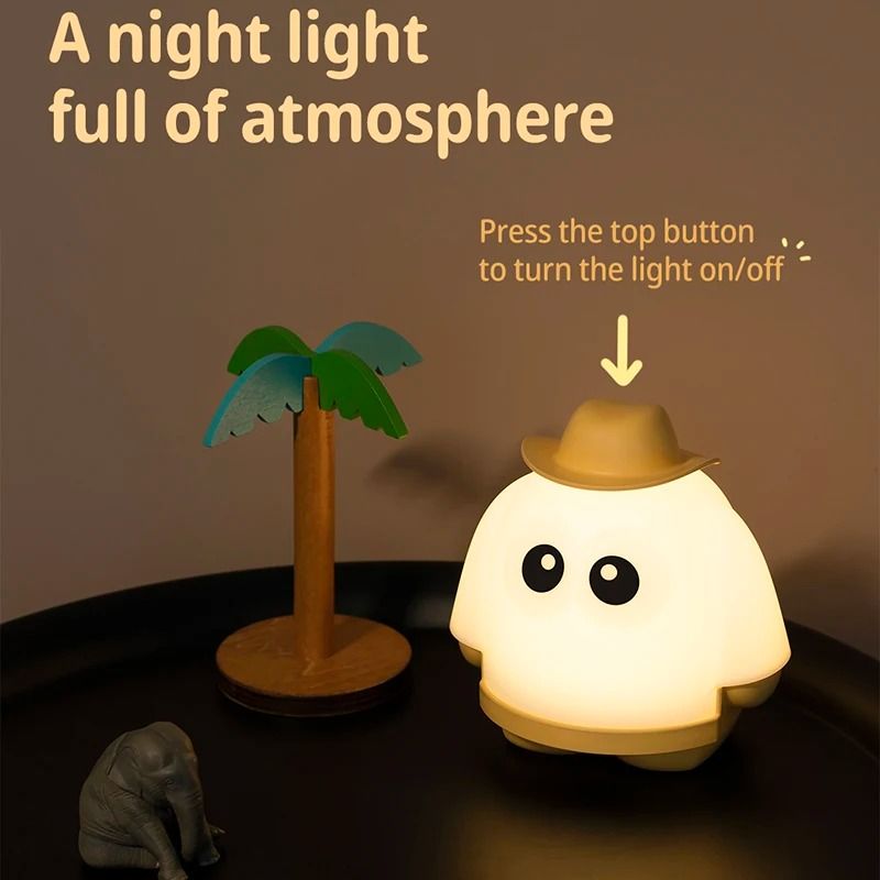 Rechargeable Cute Kerosene Desk Lamp