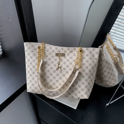 Soft Leather Women Tote Bag with Large Capacity & Stylish Shoulder Design