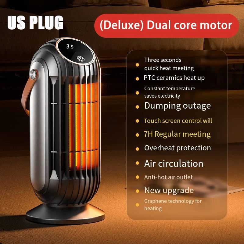 2000W Smart PTC Ceramic Desktop Space Heater