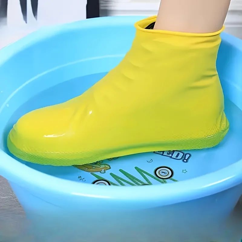 Reusable Waterproof Silicone Shoe Covers Non Slip Rain Protection