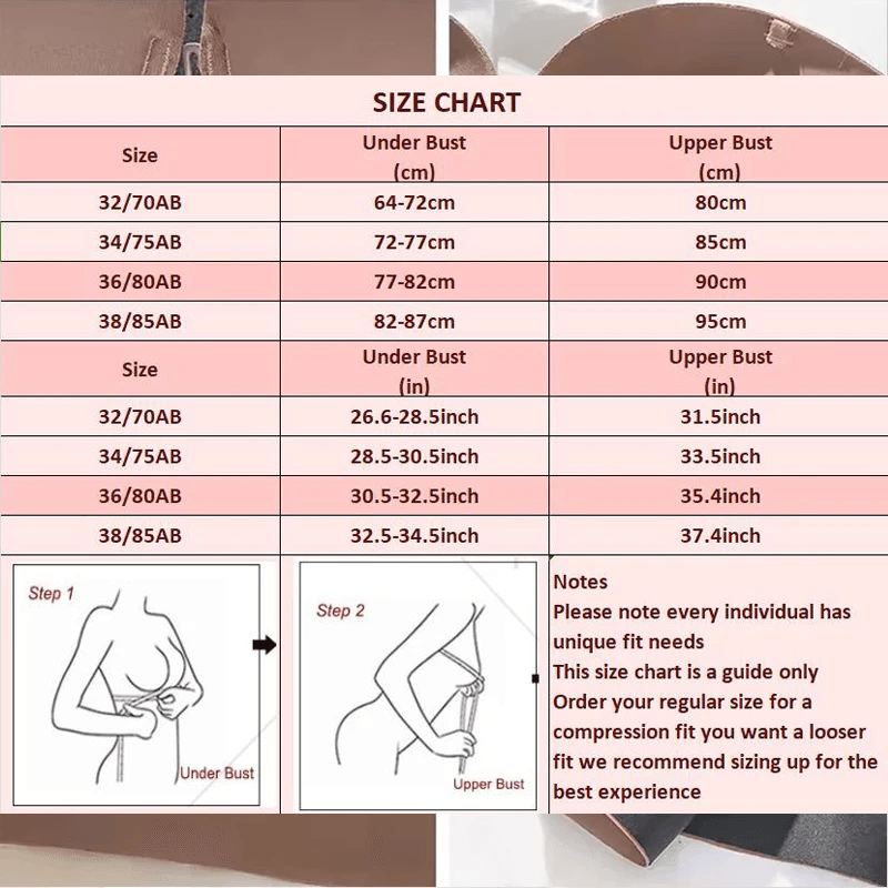 Seamless Strapless Push Up Bra with Front Closure