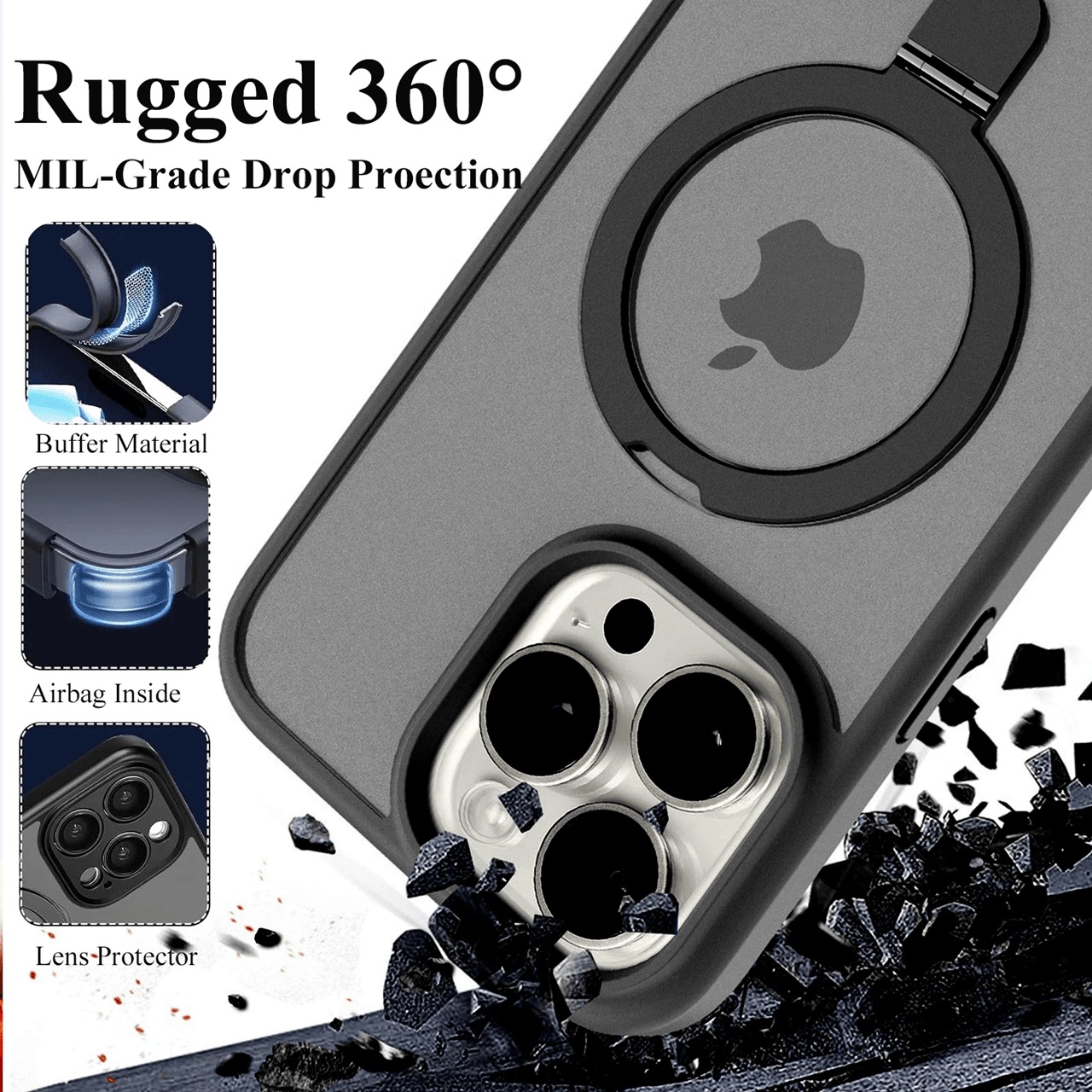 MagniRing Magnetic Iphone Case