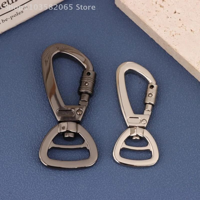 360 Degree Rotatable Carabiner Keychain Hook with Lock