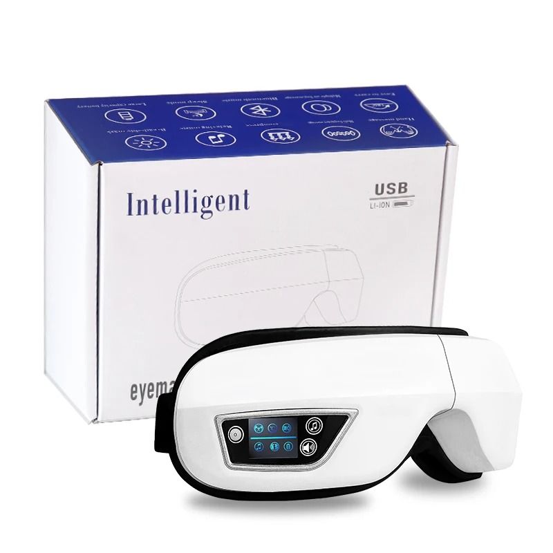 6D Smart Eye Massager with Heat Vibration Bluetooth Music