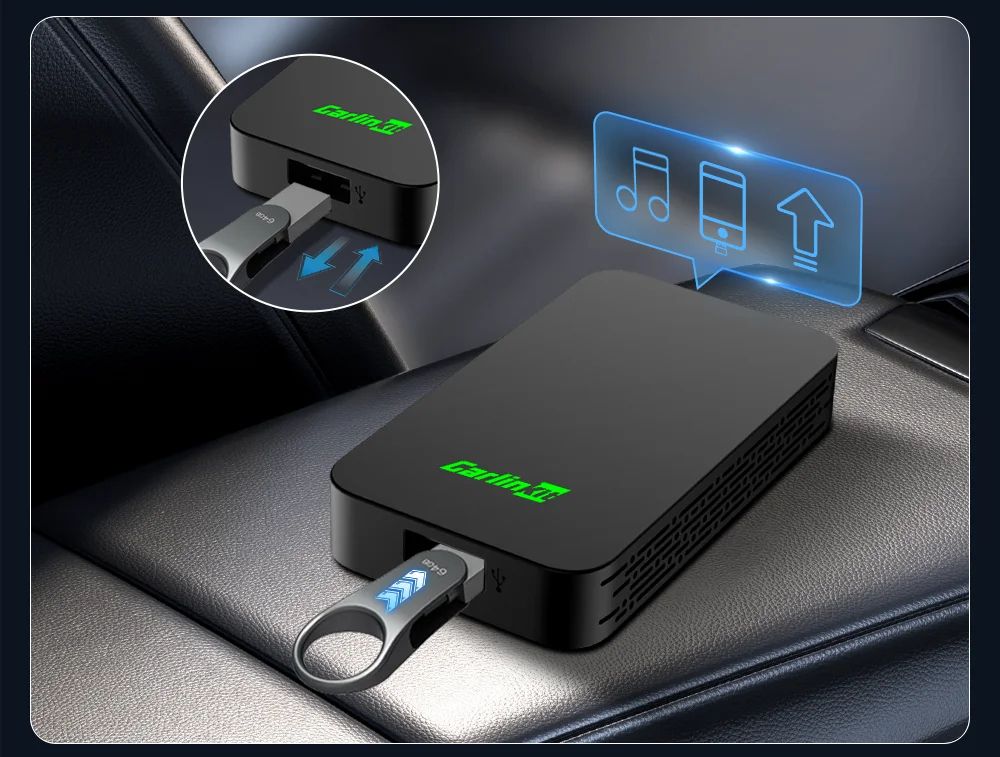 Carlin Kit 5.0 Wireless CarPlay Android Auto Adapter