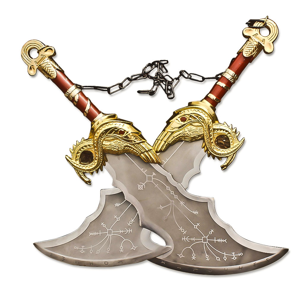 God of War Blades of Chaos Metal, God of War, God of War Blades of Chaos Sword Twin Blades, Kratos Metal Cosplay Weapon