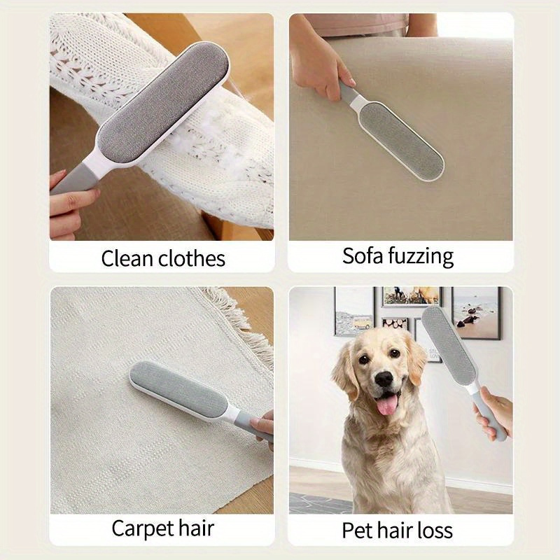 Manual Electrostatic Sticky Lint Brush for Cat, Sofa, Furniture, Carpet, Pet Hair Remover