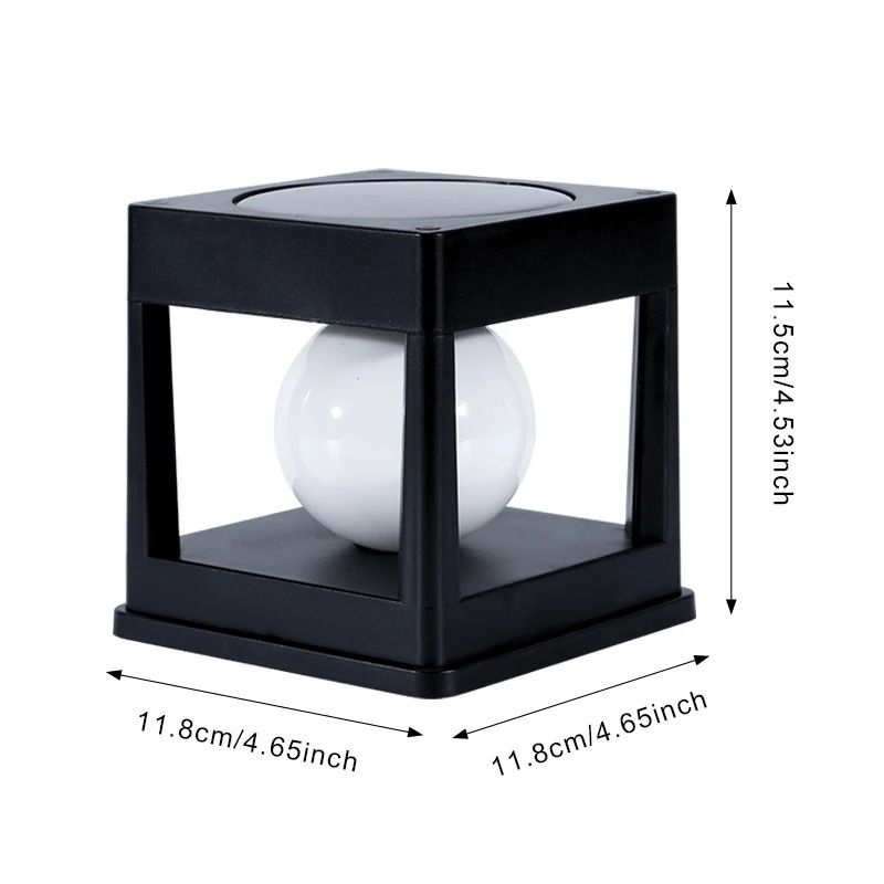 2LED Outdoor Solar Lawn Column Head Light