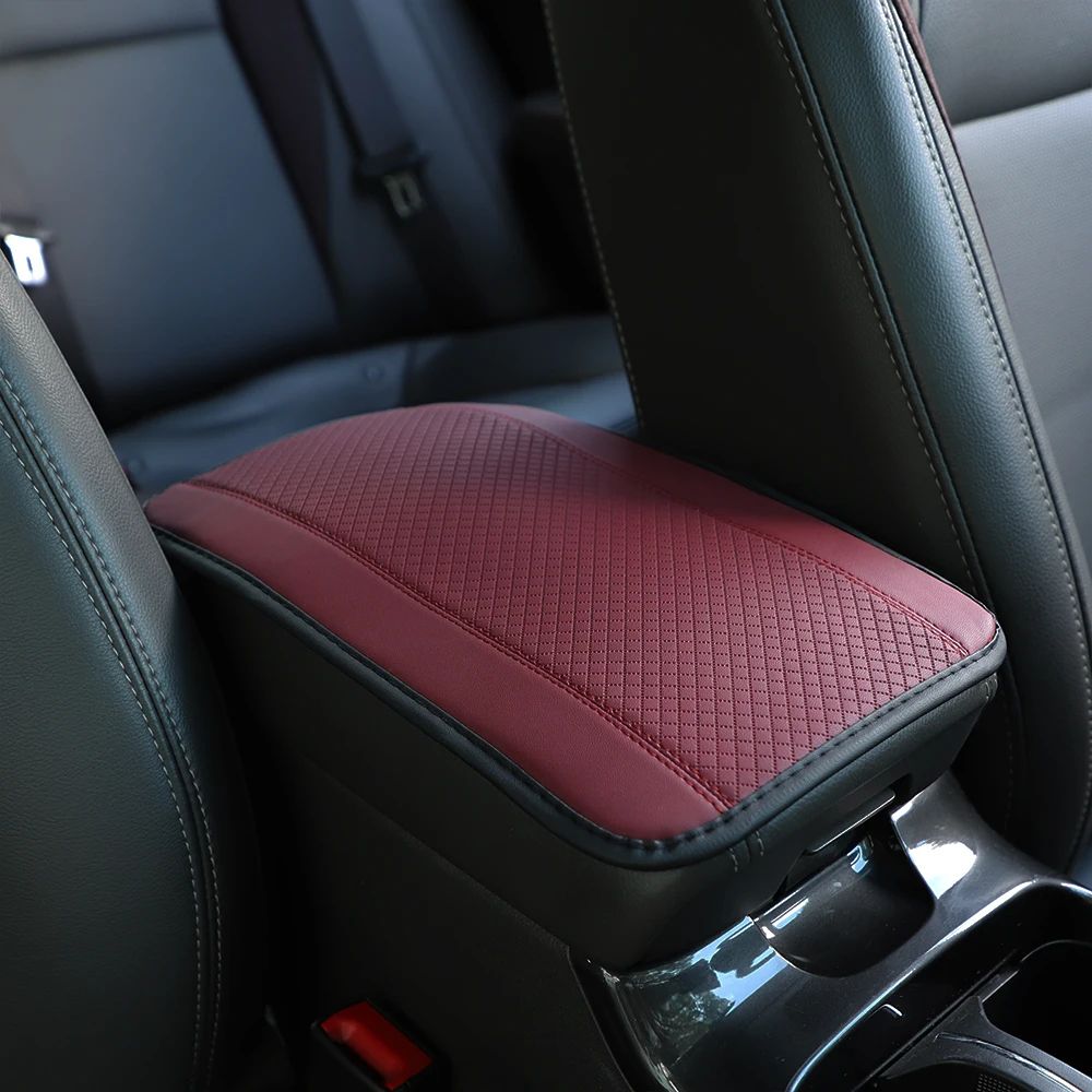 PU Leather Waterproof Car Armrest Cushion Pad
