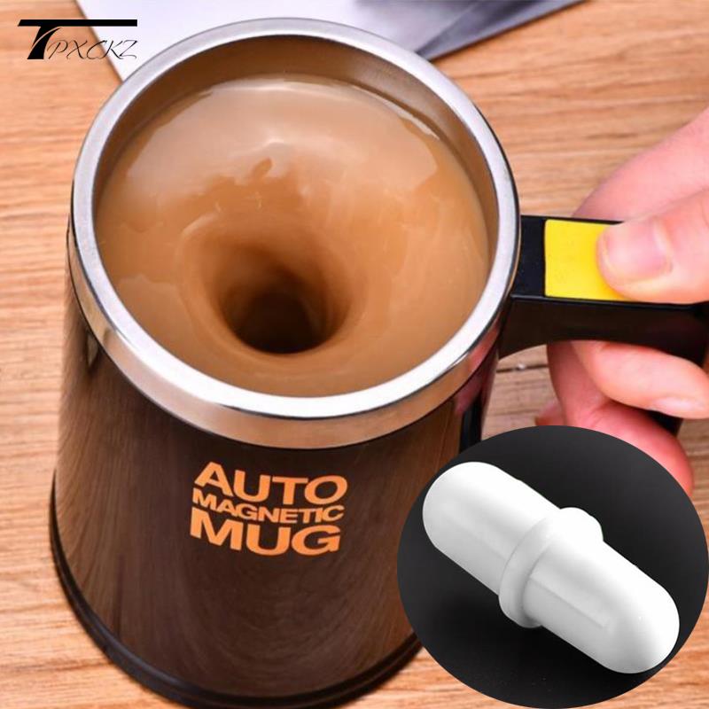 Self Stirring Magnetic Mug Capsule, Non-Corroding Cylindrical Magnetic Stirring Rod, Smart Mixer