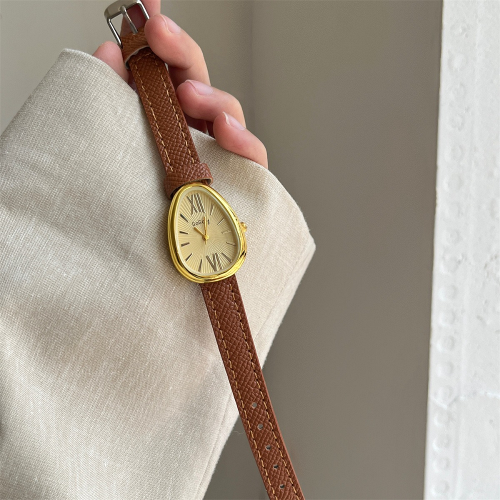 Ladies Fashion Snake Dial Watch Luxury Brand Red Leather Strap Quartz Wristwatch Female Gift