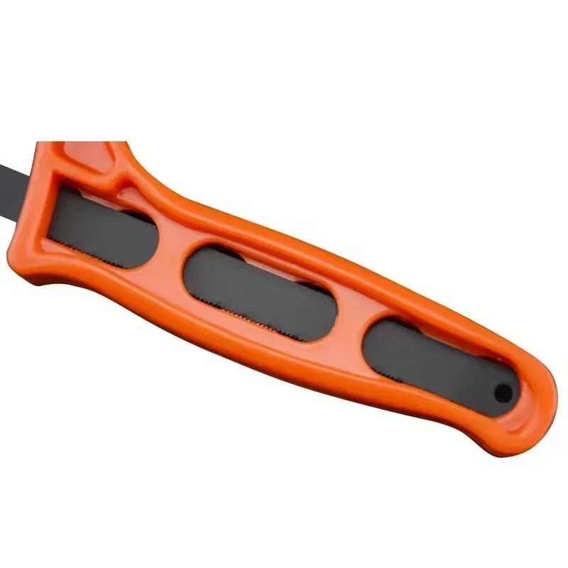 Mini Adjustable Hacksaw Portable Woodworking Hand Saw with Plastic Handle for Garden & DIY Projects