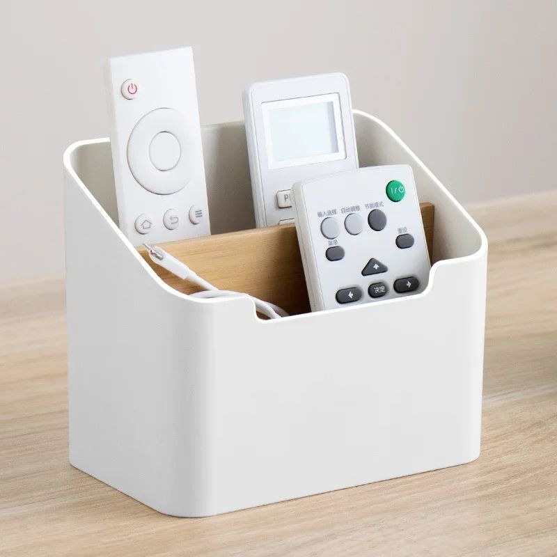 Desktop Storage Box Organizer Remote Control Holder