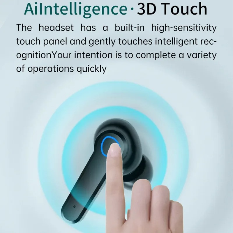 M10 Intelligent TWS Headset, Wireless Bluetooth-Compatible Earphones, Waterproof LED Display with Mic