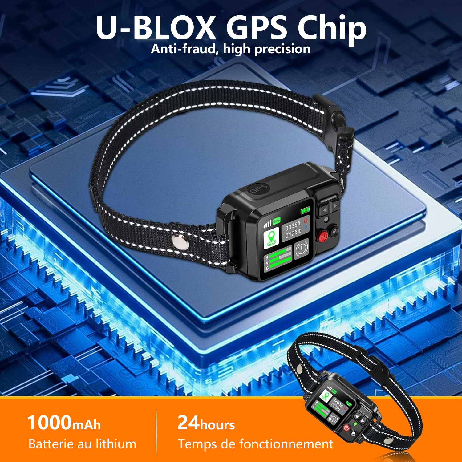 GPS Wireless Dog Fencing System, Electric Dog Fence with GPS Electric Satellite Technology, Electric Pet Fencing System