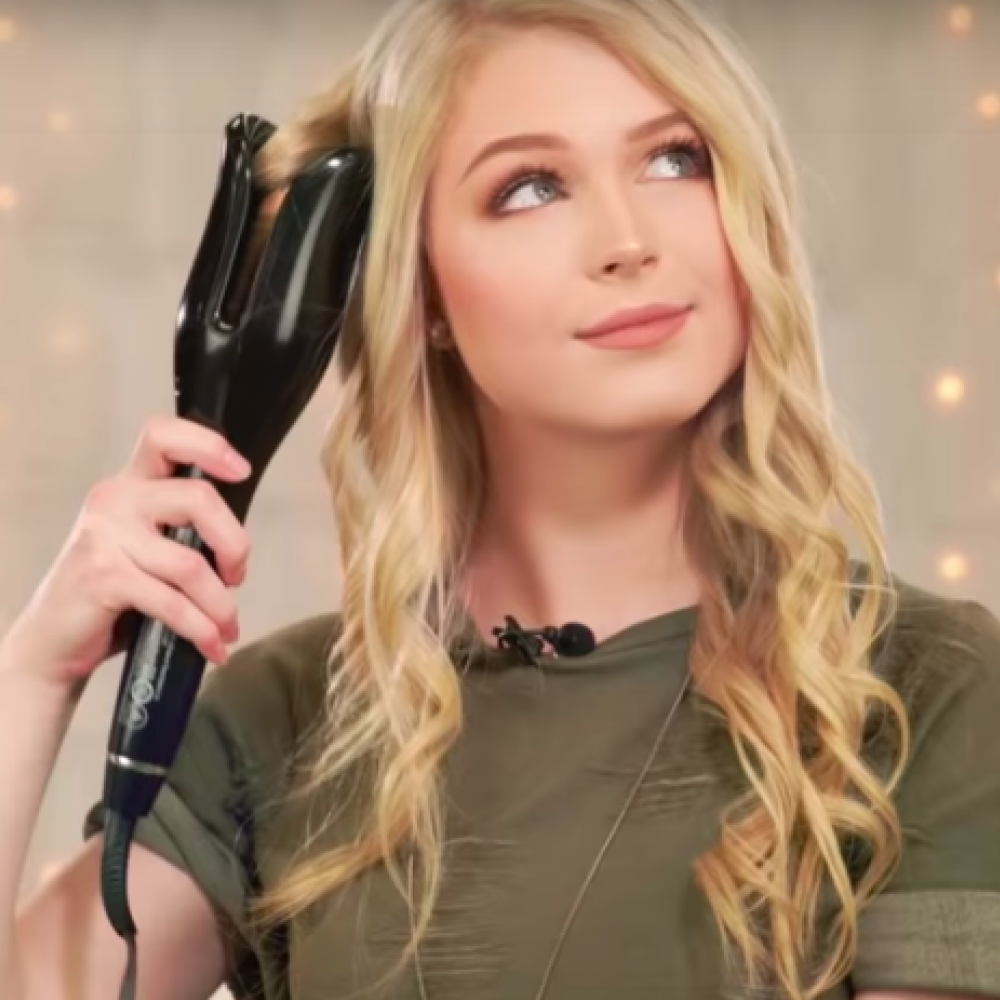 Ceramic Rotating Air Spin Curler