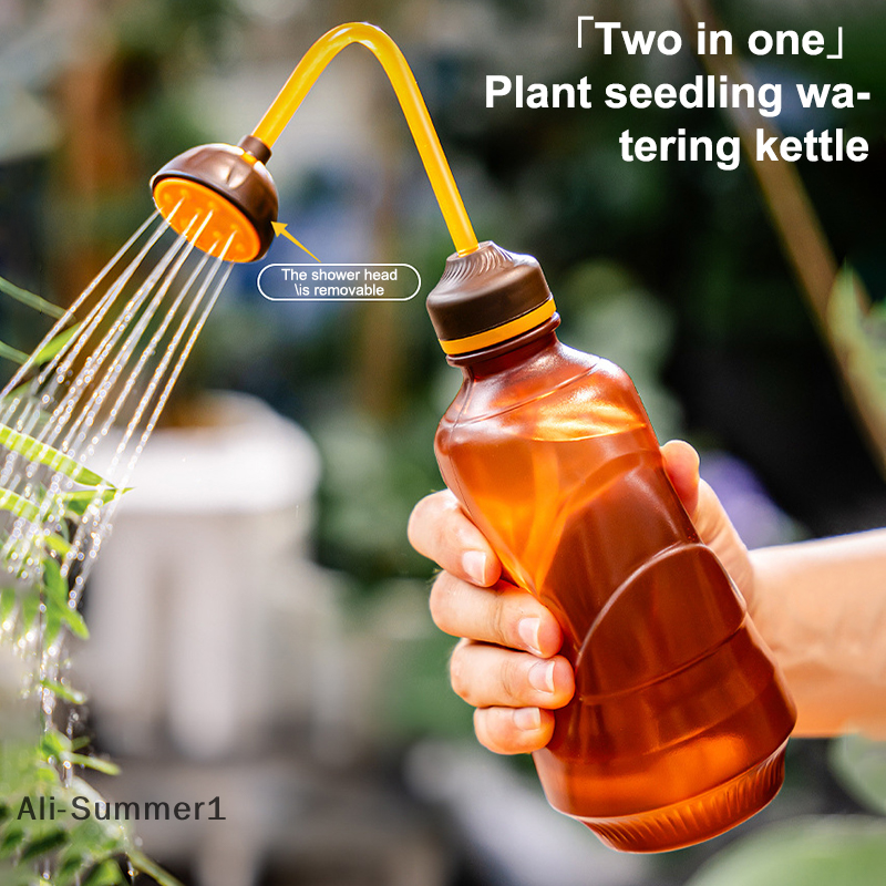 Compact Plastic Watering Can for Indoor Seedlings and Bonsai Plants Perfect for Houseplant Care
