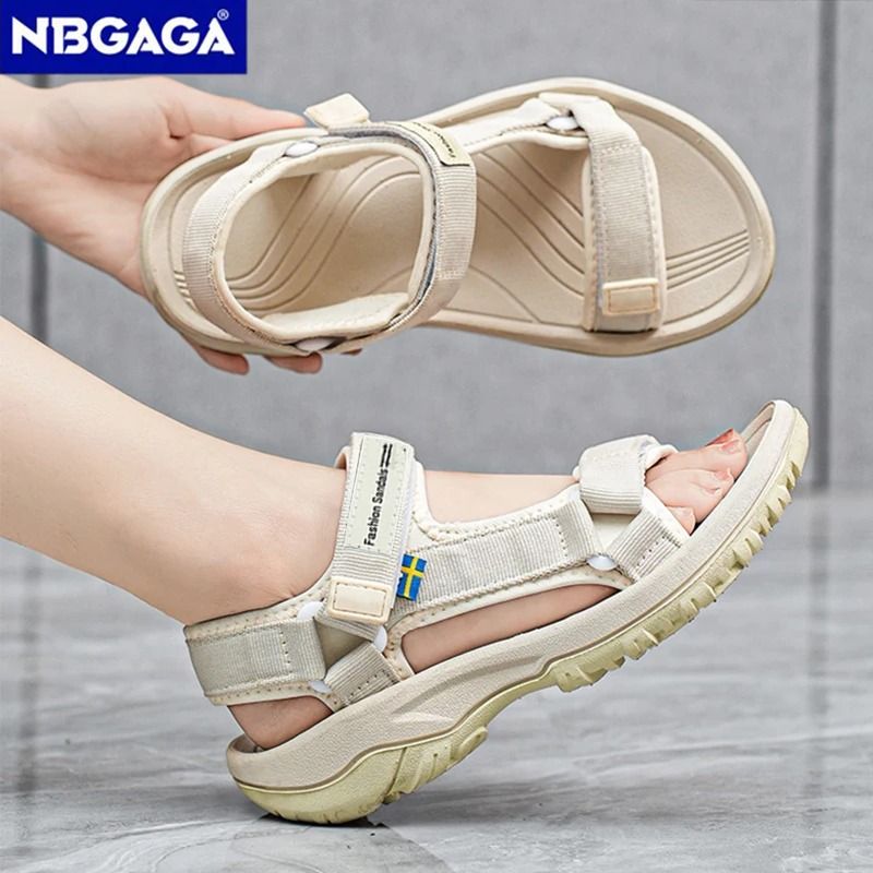 Classic Summer Flat Sandals for Women – Lightweight Outdoor Beach Shoes