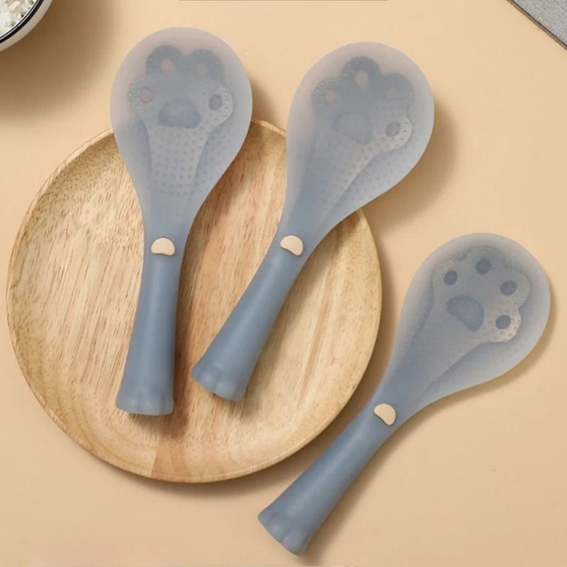 Cat Paw Standing Rice Spoon & Non-Stick Scooper