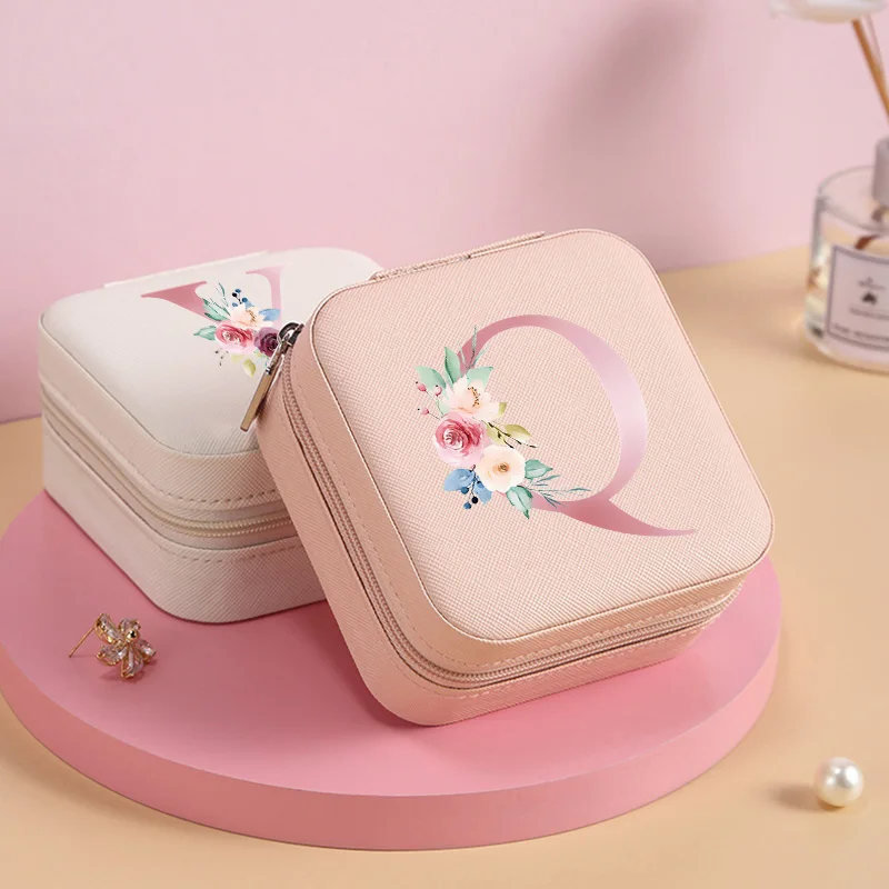 Elegant Jewelry Box for Bridesmaid Proposal Gift, Customised Jewelry Storage Box, Ring Box for Wedding Ceremony