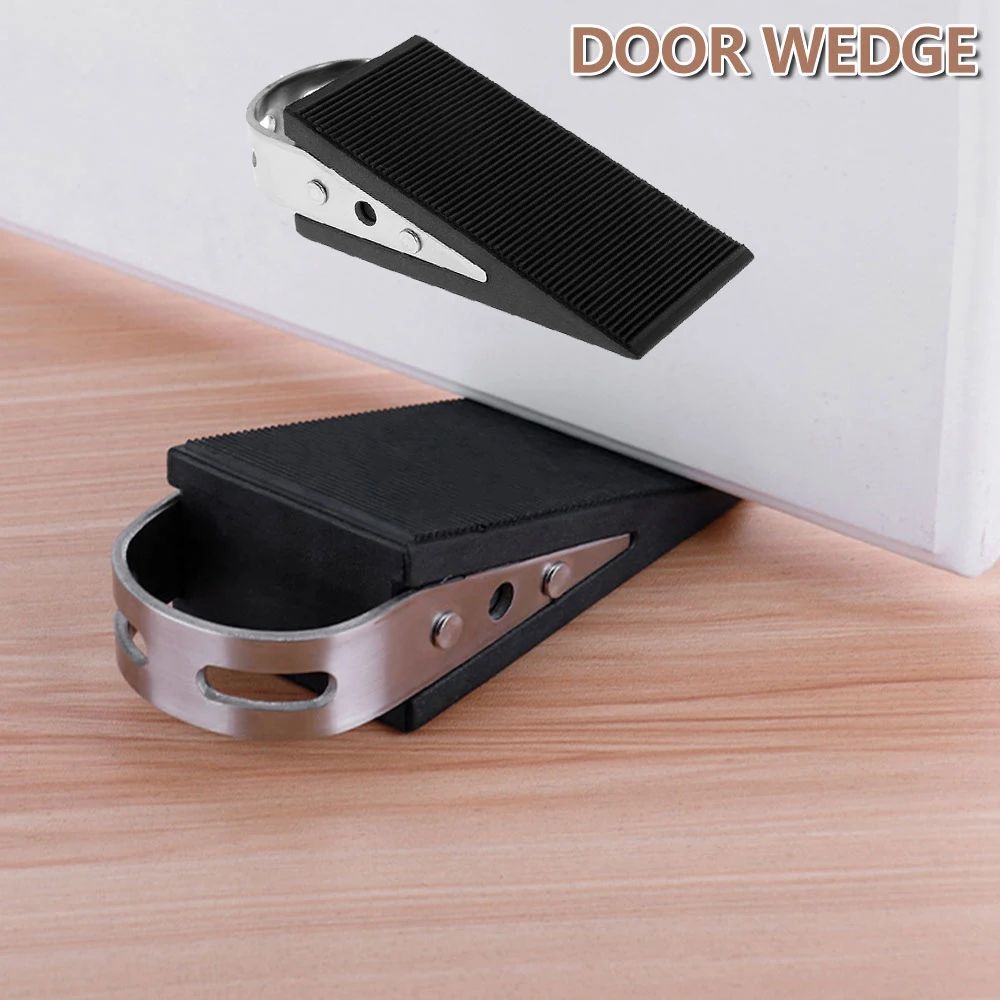 Premium Home Door Stopper Wedge, Shock-Absorbent Anti-Collision Non-Slip Door Stopper