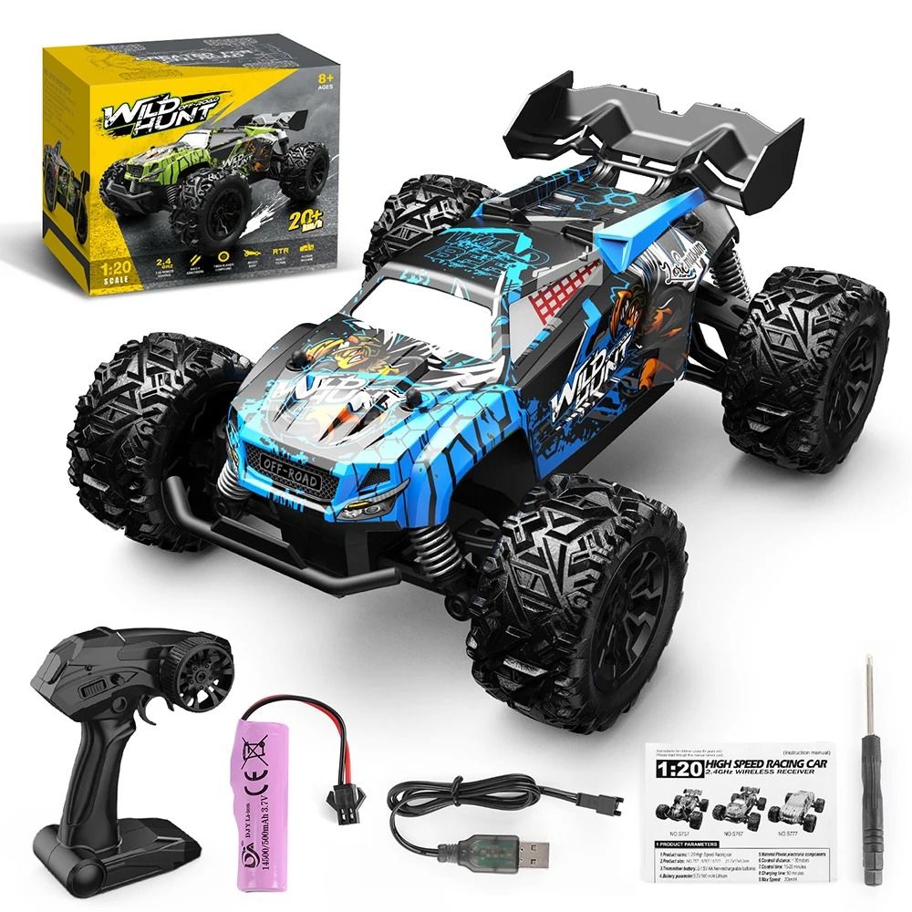 Off Road RC Monster Truck 2.4GHz Remote Control Car with Shockproof Suspension