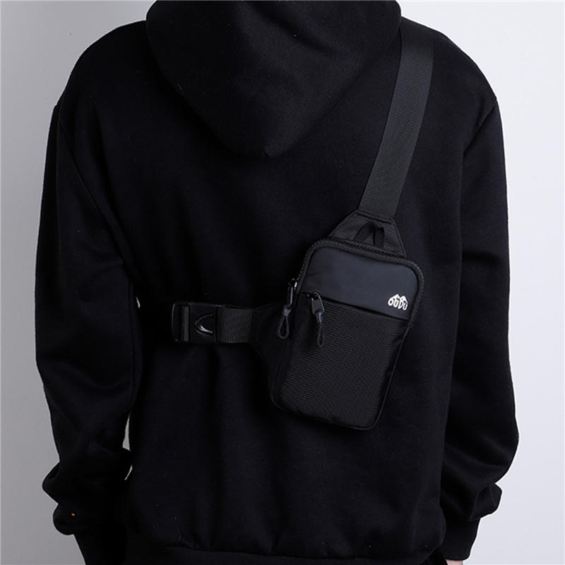 Mobile Phone Chest Bag for Men Waterproof Crossbody Business Commuting Bag