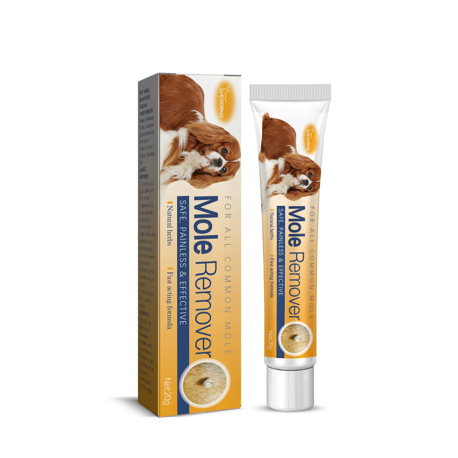 Dog Wart Remover Cream, Safe & Painless Removal of Moles, Warts, & Skin Tags