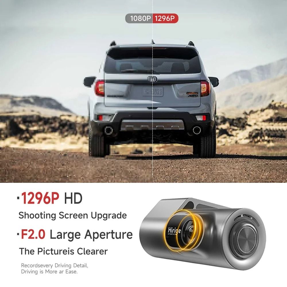 Ultra HD Dash Cam with WiFi Night Vision and GPS