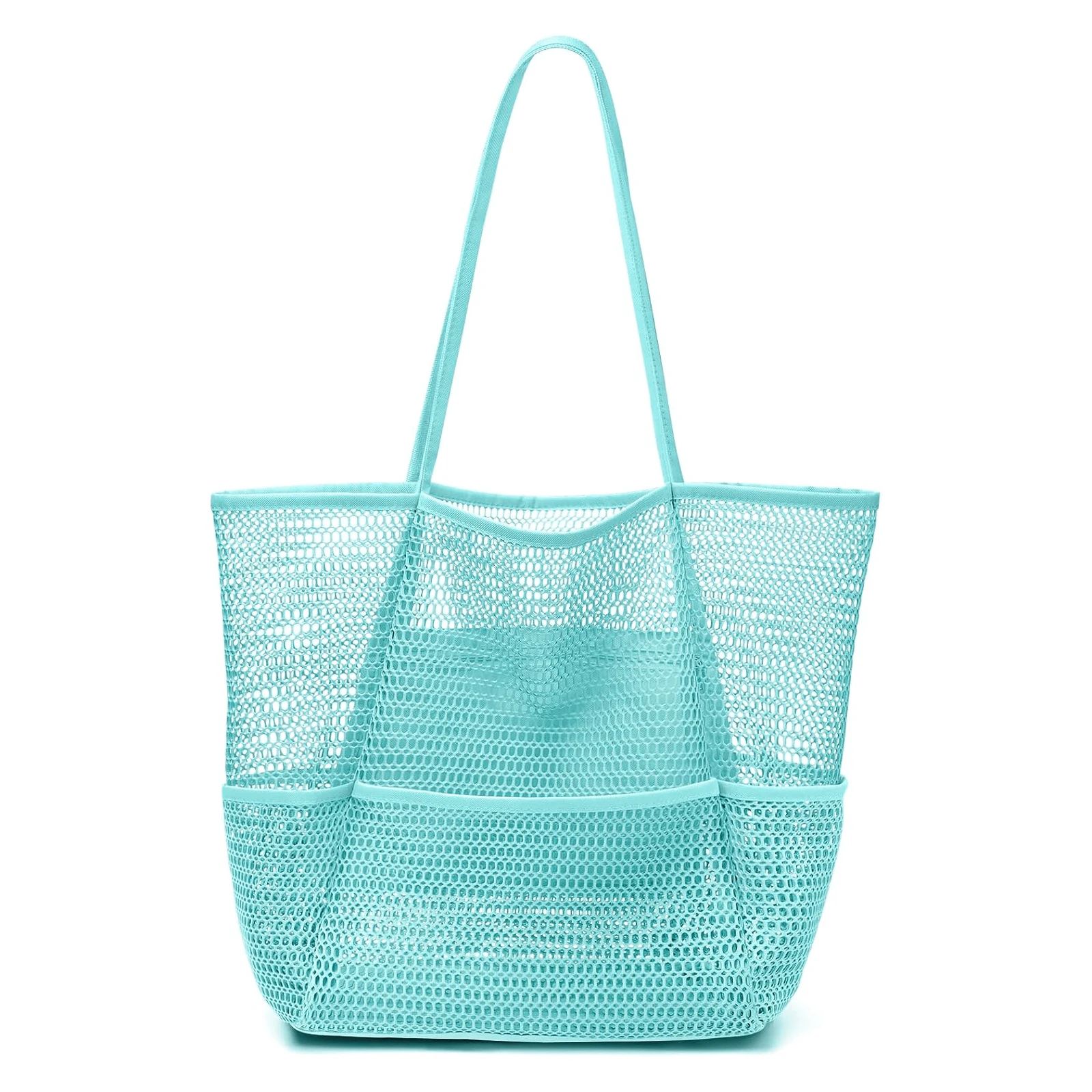 Large Mesh Beach Tote Shoulder Bag