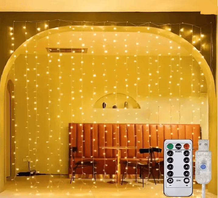 AmbienceCurtain USB LED Curtain Lights