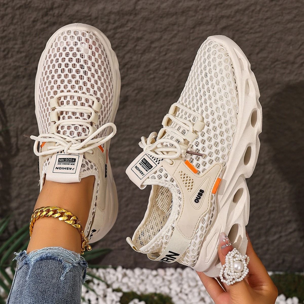Women Summer Soft Sole Breathable Casual Shoes