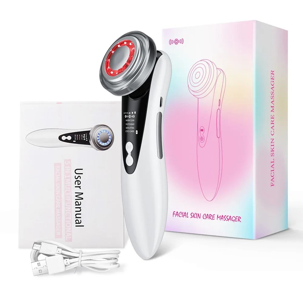 4 in 1 RF EMS Facial Massager Double Chin Removal Face Firming Device