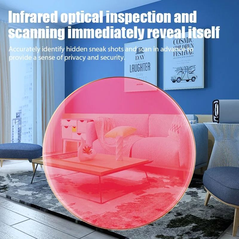 Portable Wireless Anti Spy Detector with Infrared Hidden Camera Finder