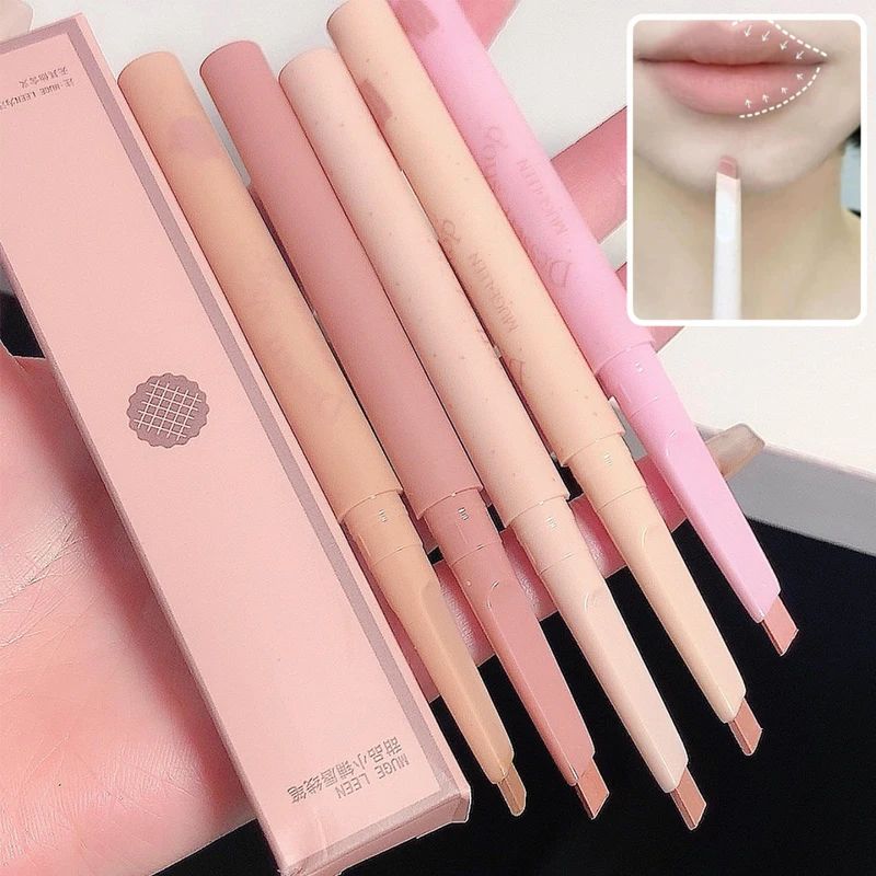 Dessert Automatic Lip Liner Waterproof Long Lasting Twist Up Lip Outline Pencil