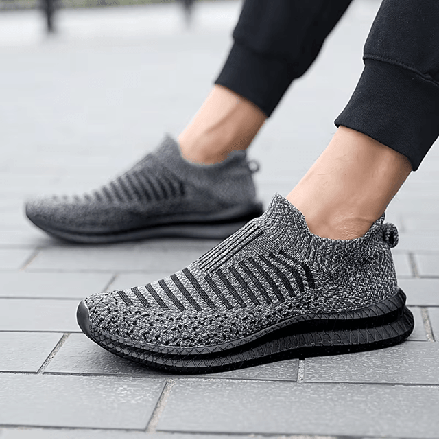 Breathable Mens Casual Shoes Lightweight Slip On Walking Sneakers