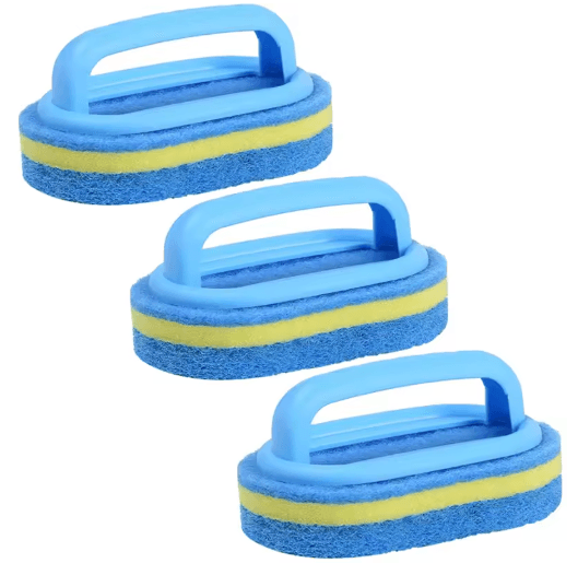Magic Handle Multi-Surface Cleaning Sponge Brush Set