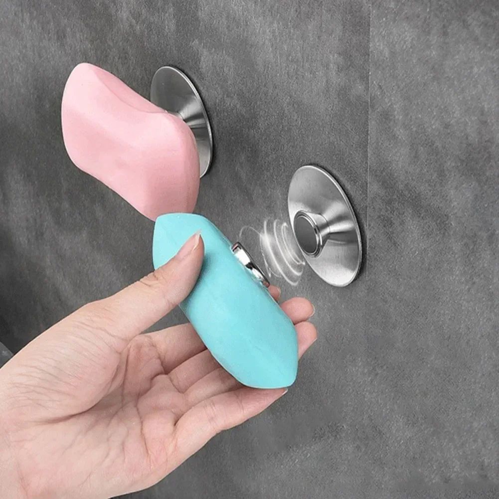 Magnetic Soap Holder Wall Mounted Stainless Steel Soap Dispenser