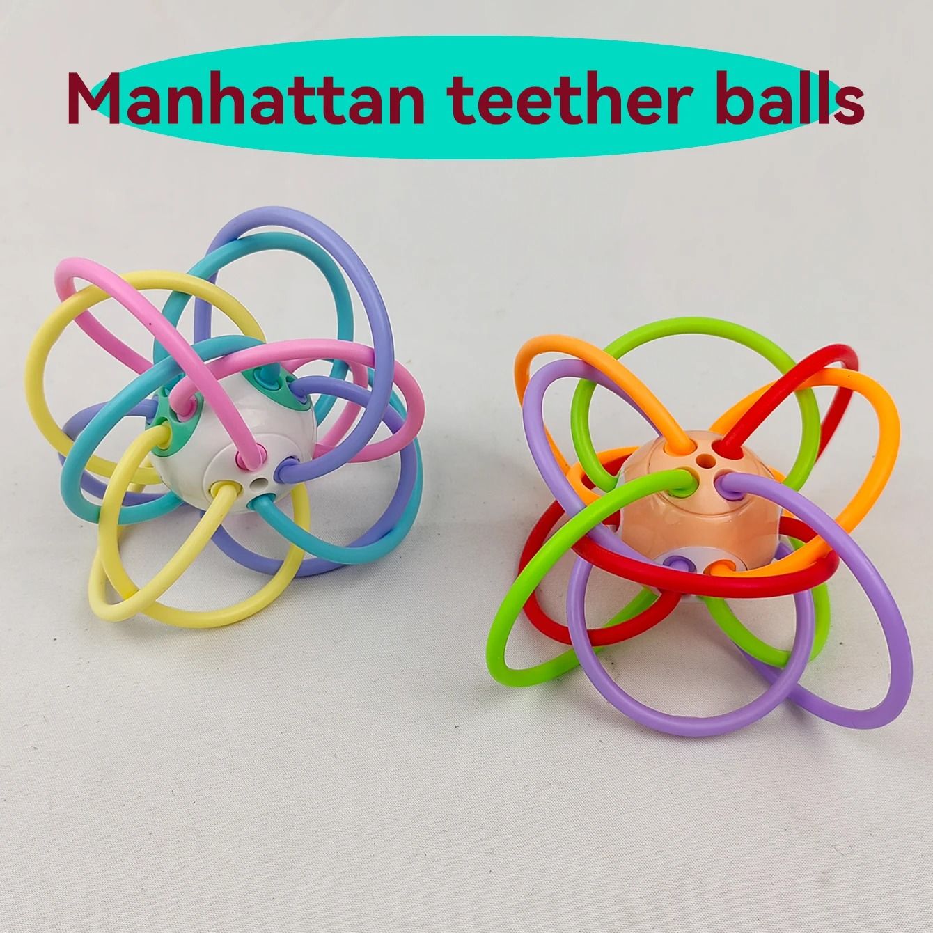 Manhattan Prism Sensory Teether Ball