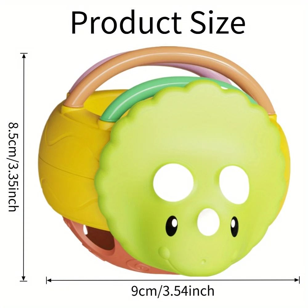 Ceratopsian-Kinetic Dinosaur Shaker – High-Impact Sensory Rattle & Grasping Toy