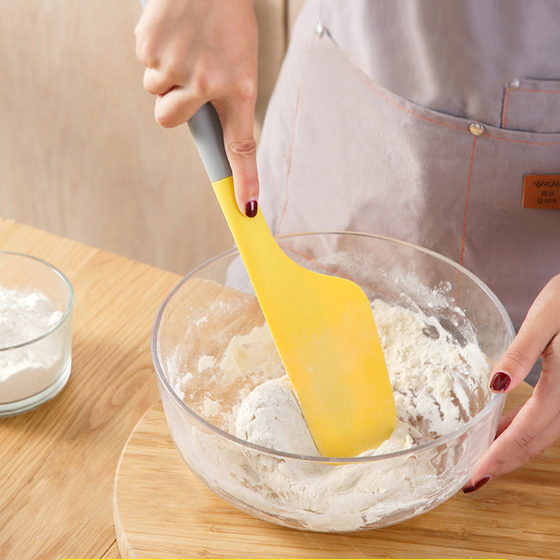 Non Stick Omelette Spatula Turner Pastry Scraper Heat Resistant Cake Cream Butter Scraper Baking Tool Flour Mixing