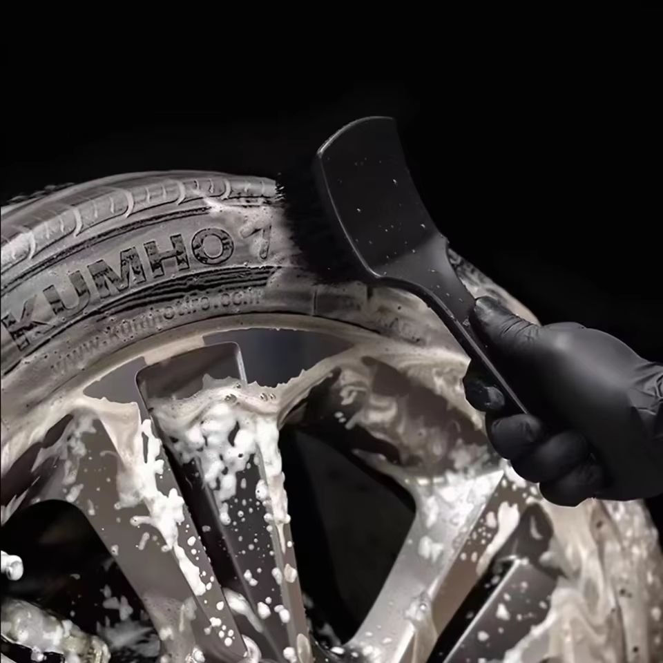 ProClean Wheel & Rim Brush – Tire Hub Detailing Cleaning Tool for Car & Motorcycle