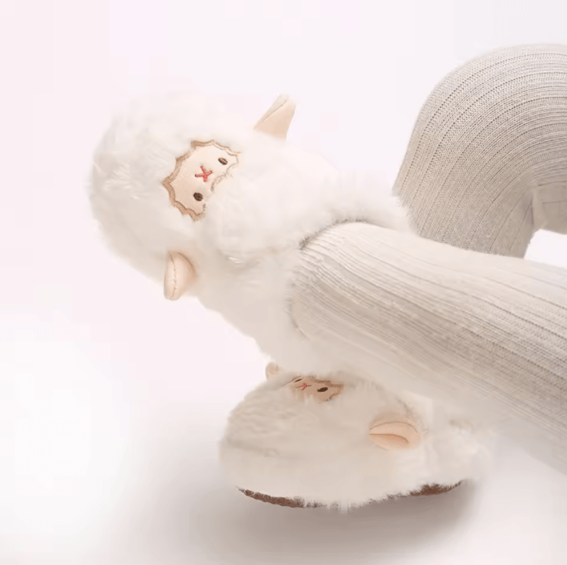 SnowBuddy Baby Animal Print Snow Boots – Cozy Infant First Walker Boots with Soft Non-Slip Sole