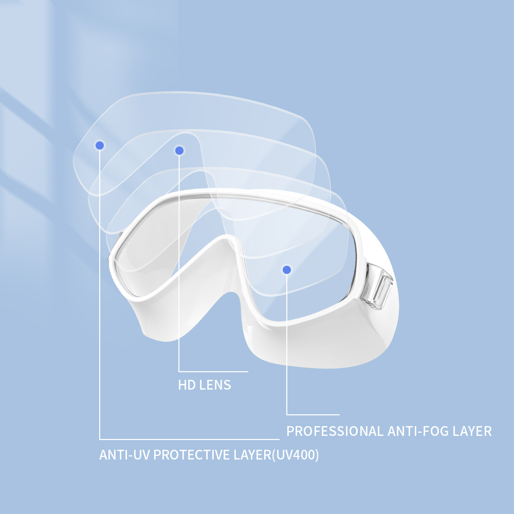 HD Anti Fog Swimming Goggles with UV Protection Leakproof Swim Glasses