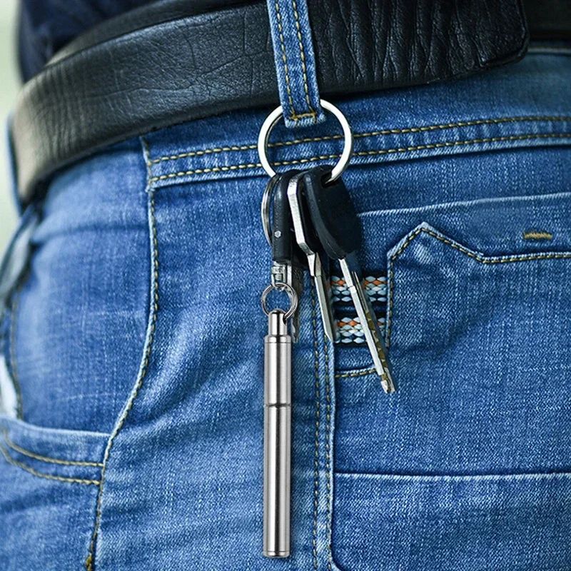 Mini Telescopic Keychain Pen Tool