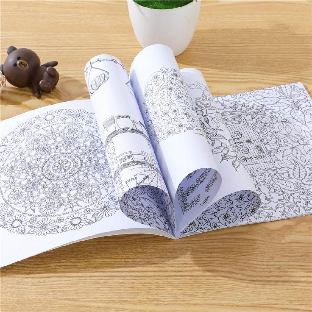 Children's Coloring Book, Beginner Sketchbook, Hand Drawn Notebook with Colored Pencils for Students